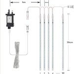 Meteor Shower Outdoor Christmas Lights – 10 Tubes
