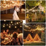 30M Waterproof LED Globe String Lights for Christmas