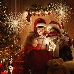 2 Pack LED Firework Lights for Christmas Decor