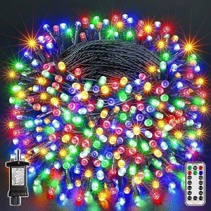 Outdoor 20m LED Christmas Fairy Lights with Remote