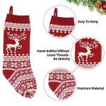 Personalized Knitted Christmas Stockings Set of 2