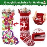 Personalized Knitted Christmas Stockings Set of 2