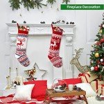 Personalized Knitted Christmas Stockings Set of 2