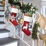 Dremisland Red Christmas Stocking Set of 4