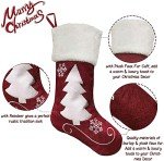 Dremisland Red Christmas Stocking Set of 4