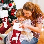 Dremisland Red Christmas Stocking Set of 4