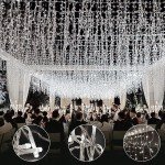 660 LED Waterproof Icicle Christmas Lights - Cool White