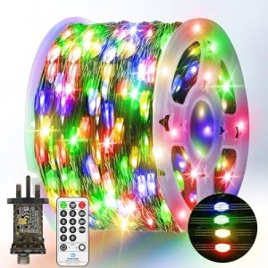 500 LED Waterproof Fairy Lights with Remote Timer