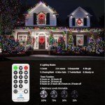 500 LED Waterproof Fairy Lights with Remote Timer