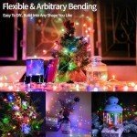 500 LED Waterproof Fairy Lights with Remote Timer
