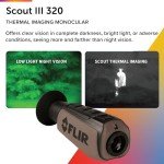 FLIR Scout III 320 - Long- Range Thermal Imaging Monocular for Wildlife Viewing, Hunting & Outdoor