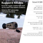 FLIR Scout III 320 - Long- Range Thermal Imaging Monocular for Wildlife Viewing, Hunting & Outdoor