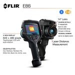 FLIR E86 Advanced Thermal Imaging Camera with 14° Lens, 464x348, -20°C to +1500°C