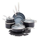 GREENPAN 11-Piece Ceramic Non-Stick Cookware Set