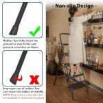 Folding Step Ladder with Anti-Slip Pedals
