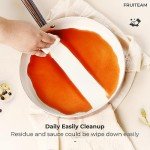 FRUITEAM 13-Piece Non-Stick Ceramic Cookware Set