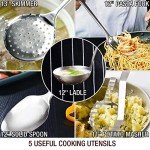 HOMICHEF 14-Piece Stainless Steel Cookware Set