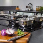 MORPHY RICHARDS 3-Piece Stainless Steel Pan Set