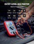 Digital Multimeter with Backlit LCD Display
