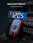 Digital Multimeter with Backlit LCD Display