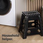 Compact Folding Step Stool with Handle