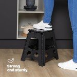 Compact Folding Step Stool with Handle