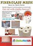 Fiberglass Mesh for Plastering, Rendering & Concreting