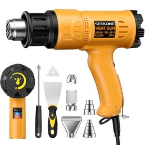 SEEKONE 2000W Hot Air Gun with Accessories