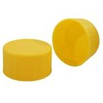 Eco-Friendly Yellow Scaffold Tube Safety Caps 50-Pack