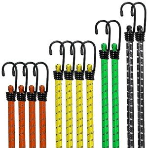 12 piece Heavy Duty Bungee Cord Set