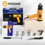 SEEKONE 2000W Hot Air Gun with Accessories