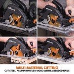 EVOLUTION Circular Saw with Multi-Material Blade