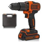BLACK & DECKER Cordless Hammer Drill with Kitbox