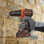 BLACK & DECKER Cordless Hammer Drill with Kitbox