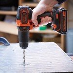 BLACK & DECKER Cordless Hammer Drill with Kitbox
