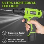 FadakWalt 12V Cordless Drill with Charger