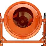Portable 70L Electric Cement Mixer for DIY