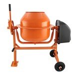 Portable 70L Electric Cement Mixer for DIY