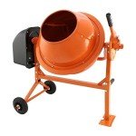 Portable 70L Electric Cement Mixer for DIY
