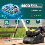 NEU MASTER Cordless Brad Nailer for DIY Projects