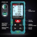 Precision Laser Distance Meter with Backlit LCD