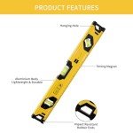 Aluminium Spirit Level with Magnetic Base