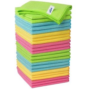 MR.SIGA Microfiber Cleaning Cloths (Pack of 24)