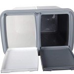90L Dual Compartment Eco-Friendly Kitchen Waste Bin