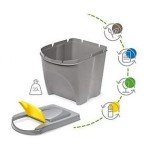 20L Stackable Color-Coded Recycling Bins (4-Pack)