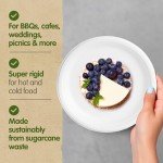 Eco-Friendly Disposable Paper Plates - 10 Inch, 50 Pack