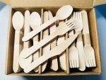 Eco-Friendly 360 Pack Wooden Cutlery Set