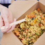 Biodegradable Wooden Cutlery Set - 200 Pieces