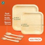 Compostable Palm Leaf Dinnerware Set – Eco-Friendly