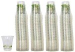 Biodegradable 256ml Clear Cups - 50 Pack